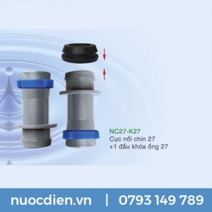 Cục nối chin 27 + 1 đầu khóa ống 27