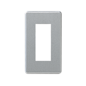 Mặt kim loại nhôm dùng cho 3 thiết bị WEG6503-1