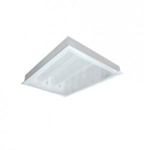 MÁNG ĐÈN TÁN QUANG ÂM TRẦN CHỤP MICA 2x9W (LLA6209)