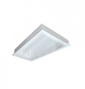MÁNG ĐÈN TÁN QUANG ÂM TRẦN CHỤP MICA 2x18W (LLA6218)