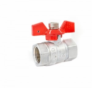 Van bi tay bướm mạ TUBO - DN20