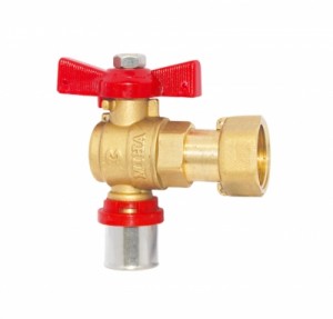 Van góc đồng nối bấm 1 chiều MIHA - DN 15x20