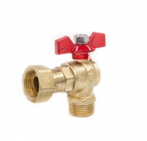 Van góc đồng MIHA tay hợp kim - DN 15